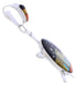 Multicolor Turtle Native American Design Silver Pendant MW77644